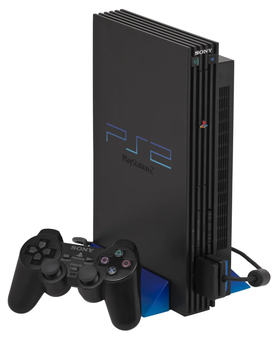 PlayStation 2 Fat com controle